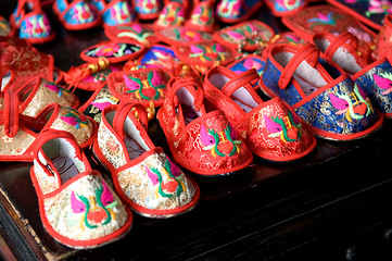 Image showing Child Chinese shoes 