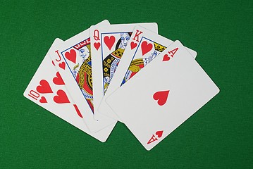 Image showing royal flush