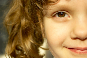 Image showing smiling girl