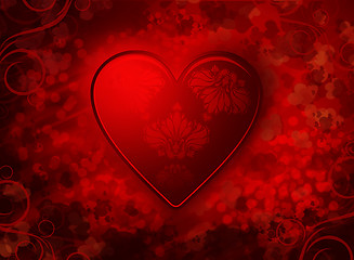 Image showing Red valentines background