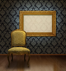 Image showing Classic chair and frame