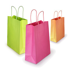 Image showing Colorful shopping bags