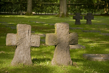 Image showing German cemetery in Flanders