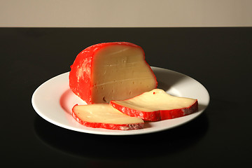 Image showing beautiful and tasty cheese