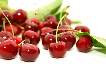 Image showing beautiful and tasty cherries
