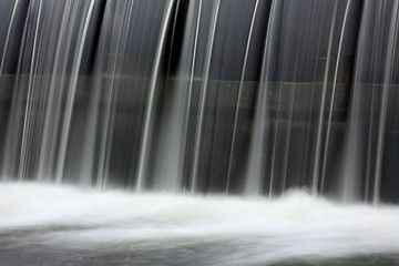 Image showing Flowing water the river in Portugal