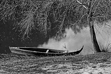 Image showing boat in the river