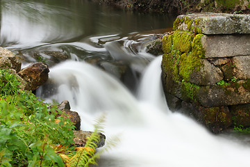 Image showing Flowing water the river in Portugal