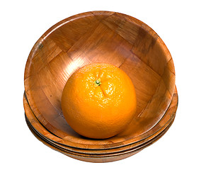 Image showing Orange In A Bowl