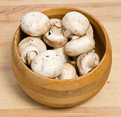 Image showing White Mushrooms