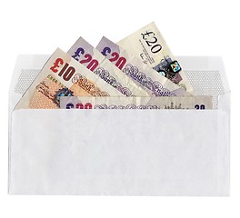 Image showing Money in envelope