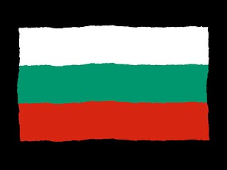 Image showing Handdrawn flag of Bulgaria