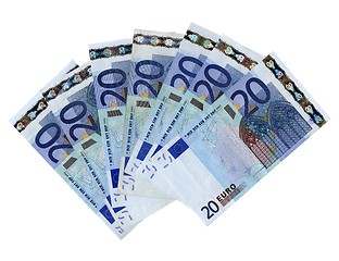 Image showing Euro notes