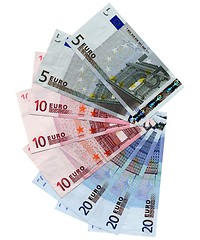 Image showing Euro notes