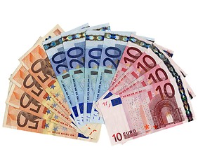 Image showing Euro notes