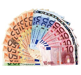 Image showing Euro notes