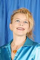 Image showing Pretty blond woman portrait