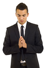 Image showing businessman praying