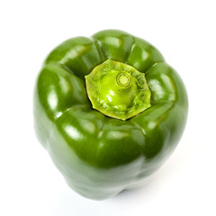 Image showing Green pepper isolated on white