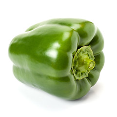 Image showing Green  pepper isolated on white