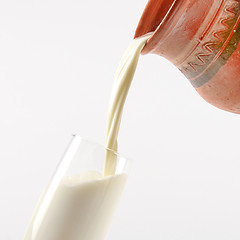 Image showing milk pour