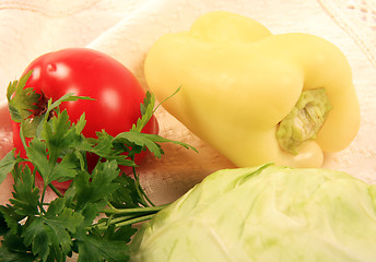 Image showing vegetable background