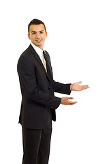 Image showing businessman presenting