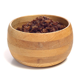 Image showing Raisins In A Bowl