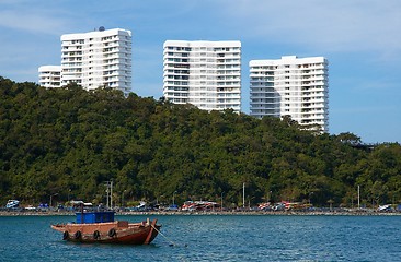 Image showing Seacoast urban landscape.