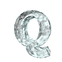 Image showing frozen letter q
