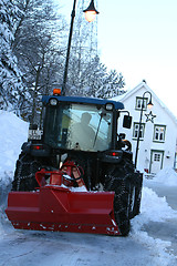 Image showing Snow cleaning