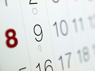 Image showing Calendar