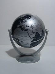 Image showing A small globe