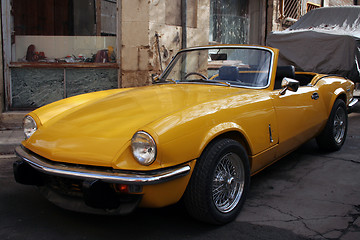 Image showing Retro sport car