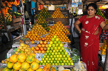 Image showing Fruit Vendor