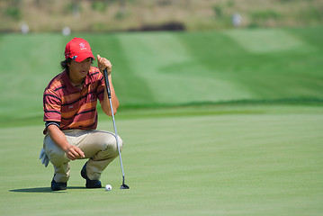 Image showing Royal Trophy golf tournament, Asia vs Europe 2010