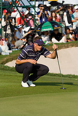 Image showing Royal Trophy golf tournament, Asia vs Europe 2010