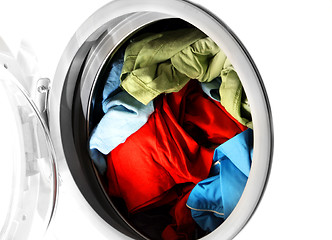 Image showing Clothes in laundry