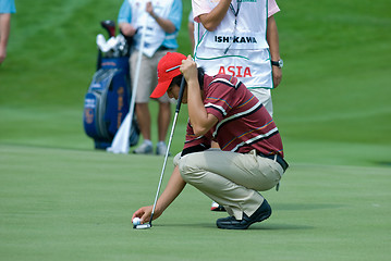 Image showing Royal Trophy golf tournament, Asia vs Europe 2010