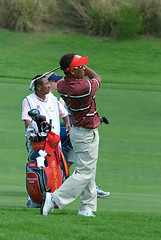 Image showing Royal Trophy golf tournament, Asia vs Europe 2010