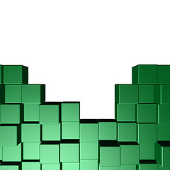 Image showing cubes background