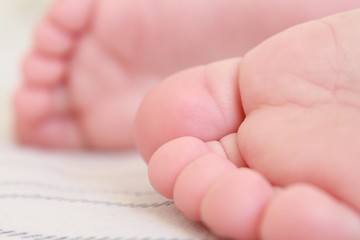 Image showing Childs feet