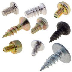 Image showing Set of screws