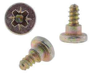 Image showing yellow brass screw