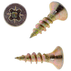 Image showing yellow brass screw