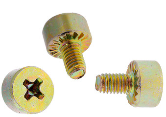 Image showing yellow brass screw