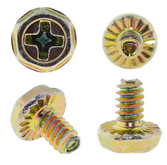 Image showing yellow brass screw
