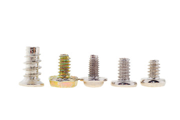 Image showing Set of screws