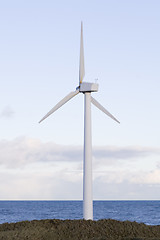 Image showing Harbor wind turbine