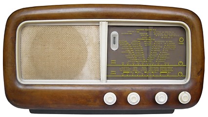 Image showing Old AM radio tuner